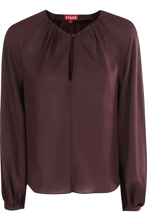 Staud Blouses & Shirts, Dames, Paars, M, Stijlvolle Fabian Top voor vrouwen