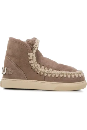 Mou Schoenen, Dames, Bruin, 36 EU, Beige Sneakers voor Vrouwen Aw 24