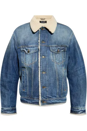 Dolce & Gabbana Jassen, Heren, Blauw, M, Denim, Denim jas