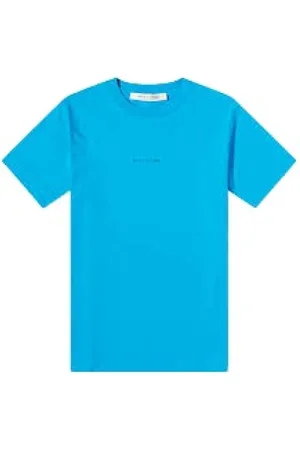 1017 ALYX 9SM Tops, Heren, Blauw, L, Katoen, Casual Katoenen T-shirt
