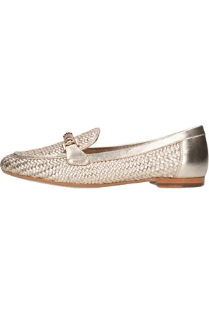 Emanuélle vee Schoenen, Dames, Grijs, 37 EU, Leer, Platte schoenen Grijs