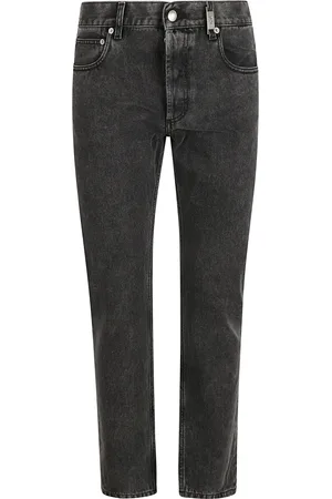 Alexander McQueen Jeans, Heren, Grijs, L, Katoen, Stijlvolle Jean Broek
