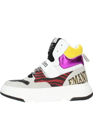 Emanuélle vee Schoenen, Dames, Veelkleurig, 41 EU, Leer, Sneakers Multi Colour