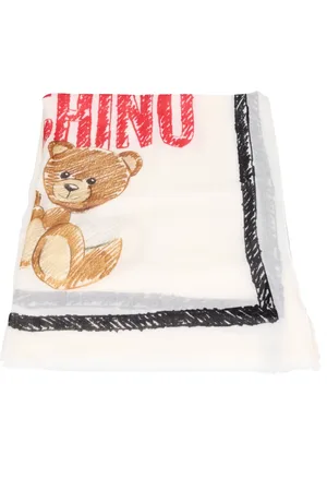 Moschino Accessoires, Dames, , ONE Size, Wol, Sjaals Crème