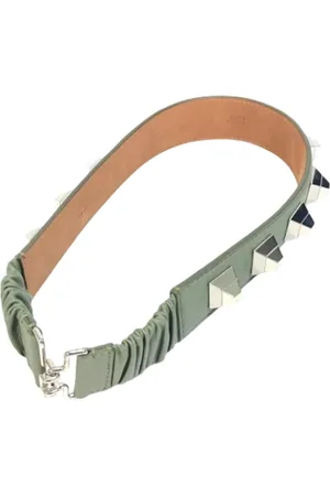 Fendi Pre-owned, Dames, Groen, ONE Size, Leer, Pre-owned Leather belts