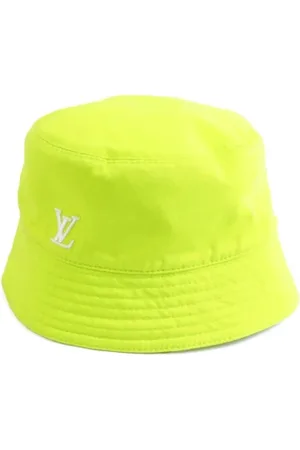 LOUIS VUITTON Pre-owned, Heren, Geel, ONE Size, Pre-owned Plastic hats