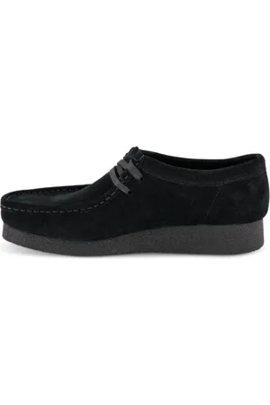 Clarks Schoenen, Dames, Zwart, 41 EU, Leer, Wallabee EVO Schoenen