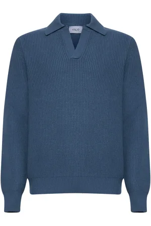 D4.0 Truien, Heren, Blauw, 2Xl, Blauwe Sweaters voor Mannen