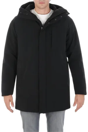 Aspesi Mantels, Heren, Zwart, S, Liam Parka Jas