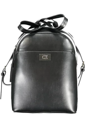 Calvin Klein Tassen, unisex, Zwart, ONE Size, Polyester, Zwarte Rugzak met Verstelbare Banden