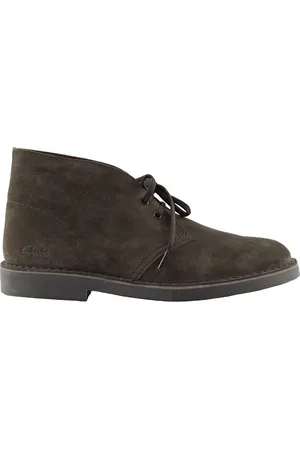 Clarks Schoenen, Heren, Bruin, 43 EU, Suède, Stijlvolle Donkerbruine Suède Schoenen