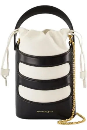 Alexander McQueen Tassen, Dames, Zwart, ONE Size, Leather shoulder-bags