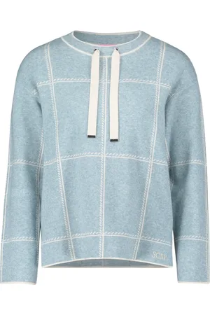 Betty Barclay Truien, Dames, Groen, 2Xl, Geruite Gebreide Trui Cool en Casual