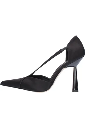 Gia Borghini Schoenen, Dames, Zwart, 36 EU, Satijn, Met Hak Zwart