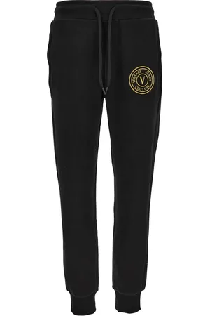 VERSACE Broeken, Dames, Zwart, S, Broek
