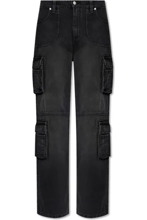 MISBHV Jeans, Dames, Grijs, W28, Katoen, Jeans met zakken