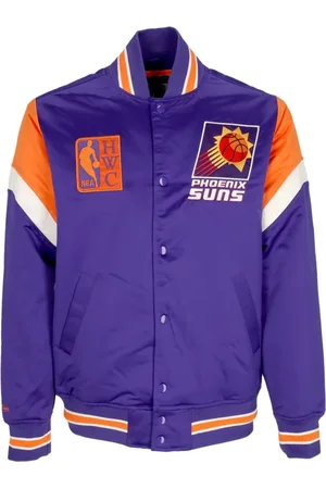 Mitchell & Ness Jassen, Heren, Paars, S, Polyester, NBA Phoenix Suns Bomber Jacket