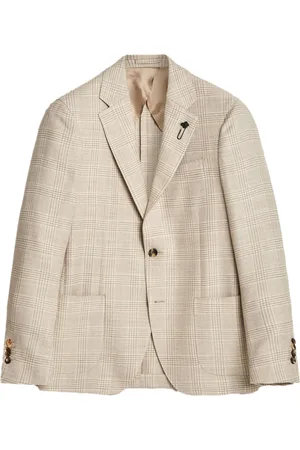 LARDINI Jassen, Heren, , 4Xl, Wol, Wollen Blazer - , Prince of Wales