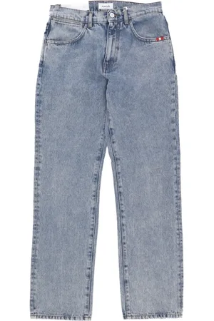 AMISH Jeans, Heren, Blauw, W33, Denim, Echte stenen heren denim jeans
