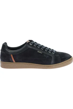 Kickers Schoenen, Heren, Blauw, 45 EU, Leer, Lage Sneakers Kick Sargasse