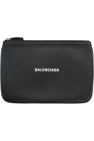 Balenciaga Pre-owned, Dames, Zwart, ONE Size, Leer, Pre-owned Leather clutches