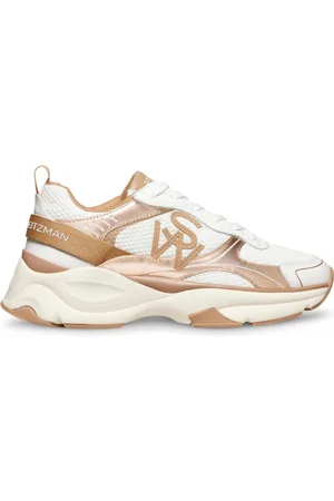 Stuart Weitzman Schoenen, Dames, Wit, 40 EU, SW Trainer