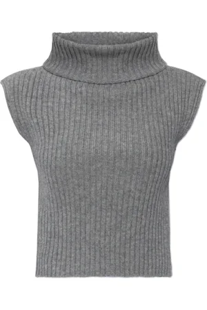 Herskind Truien, Dames, Grijs, ONE Size, Wol, Vest `Vally`