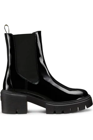 Stuart Weitzman Schoenen, Dames, Zwart, 40 EU, Soho Chelsea Bootie