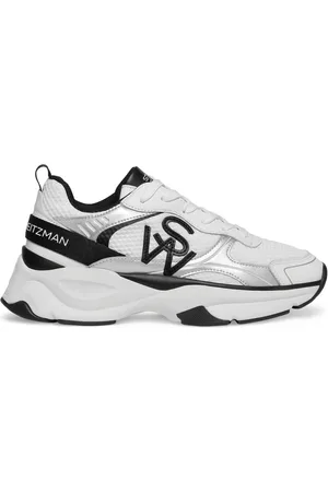 Stuart Weitzman Schoenen, Dames, Wit, 35 EU, SW Trainer