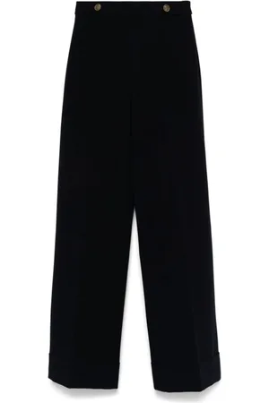 Twin-Set Broeken, Dames, Zwart, S, Elegante Blauwe Broek voor Vrouwen