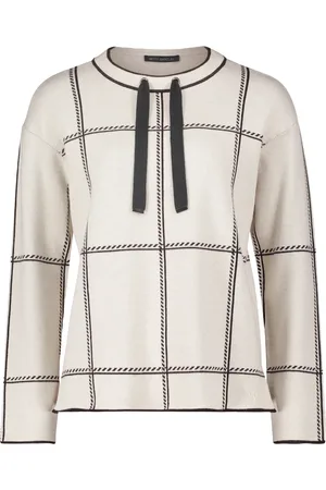 Betty Barclay Truien, Dames, , M, Geruite Gebreide Trui Cool en Casual