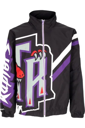 Mitchell & Ness Jassen, Heren, Zwart, XL, Polyester, Toronto Raptors Windbreaker Jas