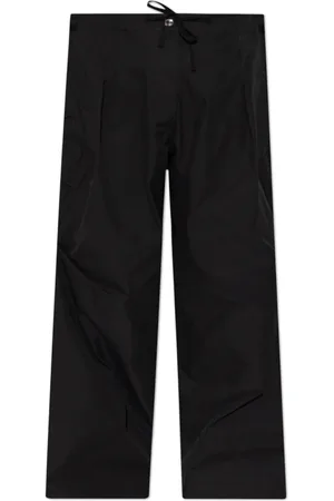 Alexander McQueen Broeken, Dames, Zwart, XS, Katoen, Cargo broek