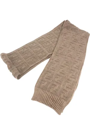Fendi Pre-owned, Dames, , ONE Size, Nylon, Pre-owned Nylon scarves