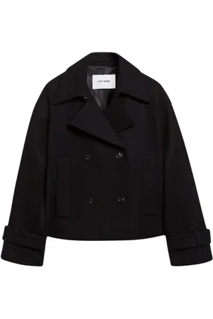 Ivy & Oak Jassen, Dames, Zwart, L, Wol, Janet Jas