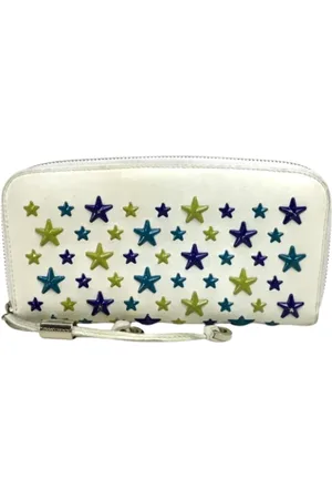 Jimmy Choo Pre-owned, Dames, Veelkleurig, ONE Size, Tweedehands leren portemonnees