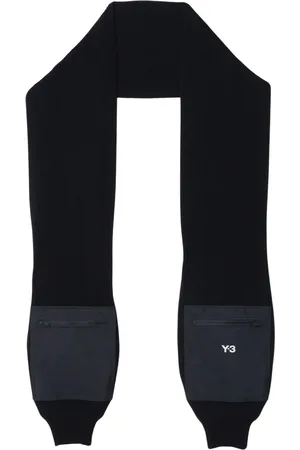 Y-3 Accessoires, Heren, Zwart, ONE Size, Wol, Stijlvolle sjaal voor alle gelegenheden