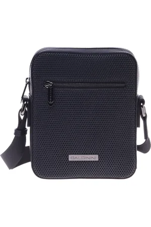 BALDININI Tassen, Heren, Zwart, ONE Size, Crossbody bag in speckled leather