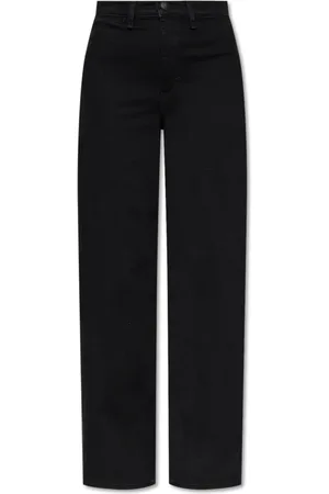 RAG&BONE Jeans, Dames, Zwart, W28, Denim, Wijde jeans
