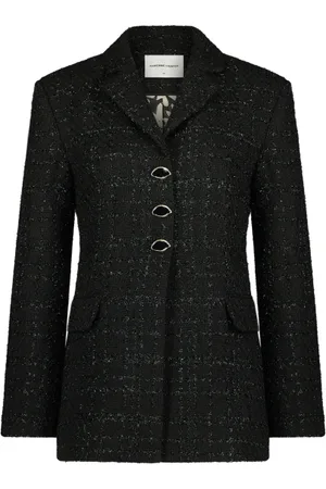 Fabienne Chapot Jassen, Dames, Zwart, XL, Tweed, Cher Tweed Blazer