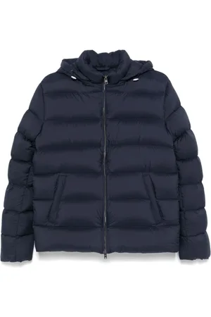 HERNO Jassen, Heren, Blauw, M, Blauwe Winterjassen