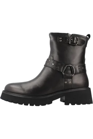 Carmela Schoenen, Dames, Zwart, 37 EU, Stijlvolle Enkellaarzen