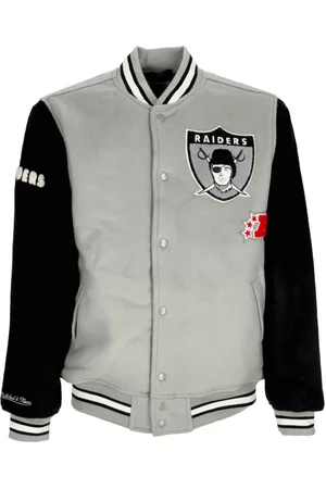 Mitchell & Ness Jassen, Heren, Grijs, S, Wol, Oakland Raiders Legacy Varsity Jacket
