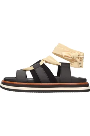 Hogan Schoenen, Dames, Zwart, 40 EU, Leer, Sandalen Zwart