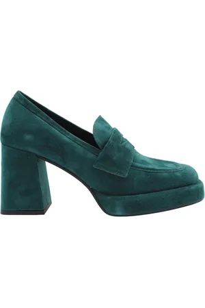 E mia Schoenen, Dames, Groen, 37 EU, Heek Pomp