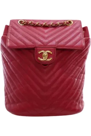 CHANEL Pre-owned, Dames, Rood, ONE Size, Pre-owned Leather chanel-bags