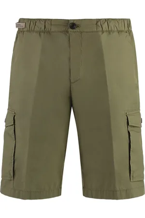 Paul & Shark Korte broeken, Heren, Groen, L, Katoen, Katoenen Bermuda Shorts met Zakken