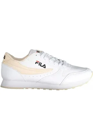 Fila Schoenen, Dames, Wit, 40 EU, Witte Sneaker met Contrasterende Zool