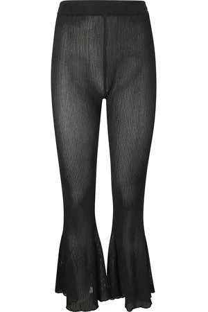 CFCL Broeken, Dames, Zwart, S, Lurex Elastische Taille Broek