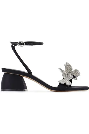 SOPHIA WEBSTER Schoenen, Dames, Zwart, 38 EU, Zwarte Sandalen Saw 24036